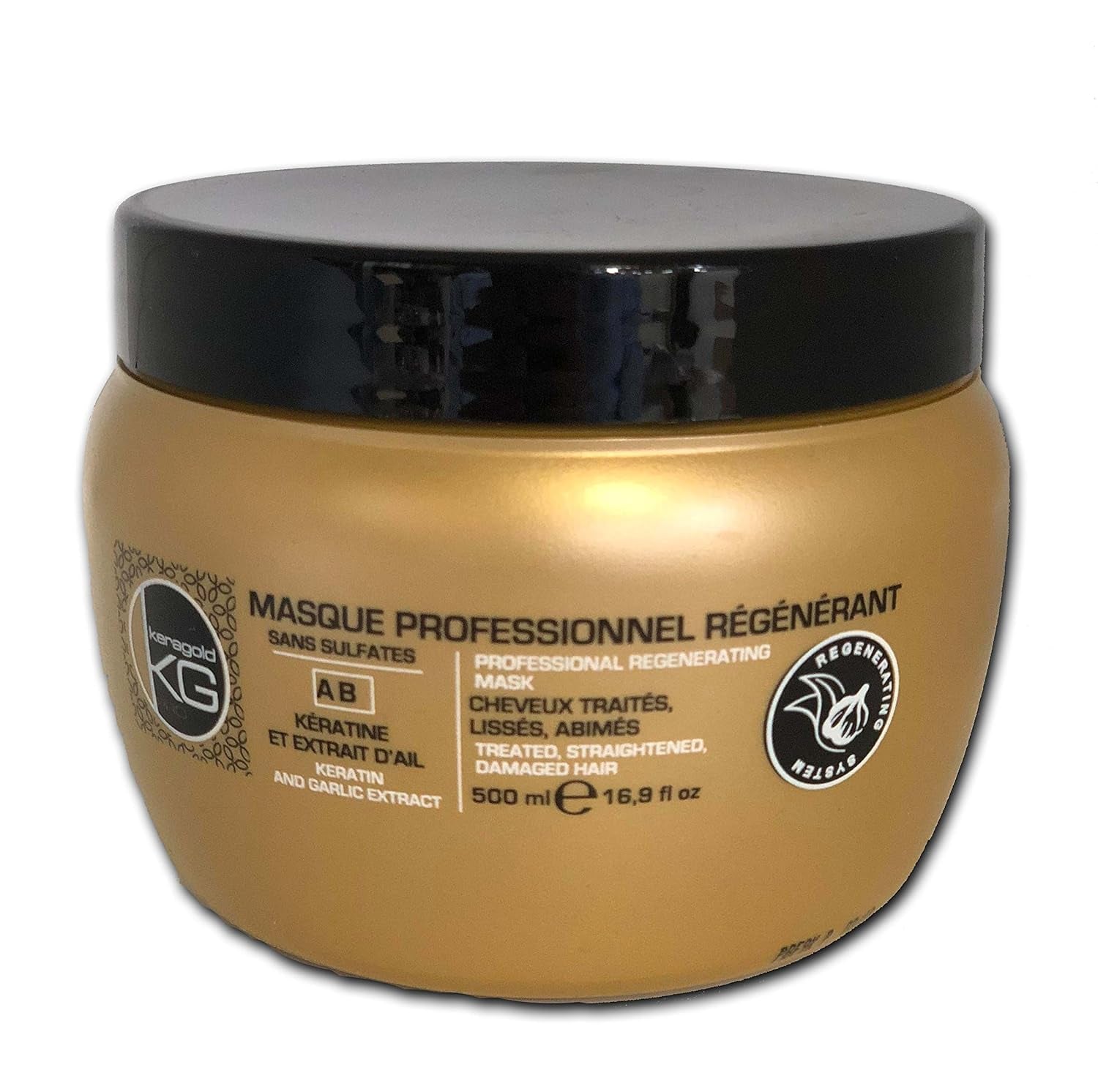 Mască Pro fără sulfați cu keratină/extras de usturoi, 500 ml Masca de par Naty Shop Titlu implicit