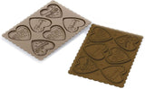 Silikomart 22.166.77.0165 CKC06, Set forma Ciocolata si Decupator Bucatarie Naty Shop