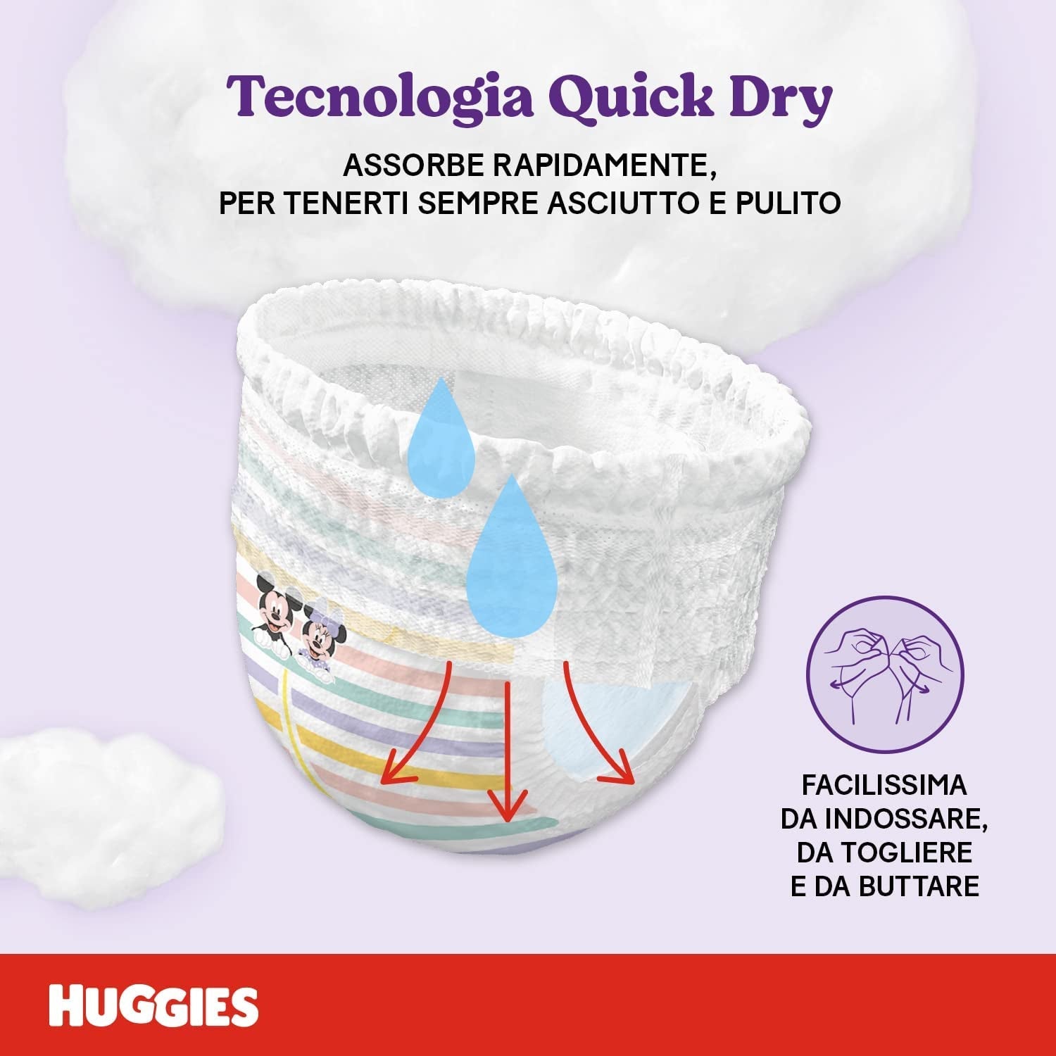 Scutece Huggies Ultra Comfort, mărimea 4 (9-14 kg), pachet de 72 de scutece