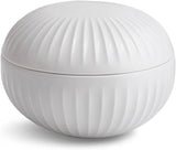 Kähler Bonbonniere Ø12 cm Hammershøi Decorațiune Design danez, alb Cutii depozitare alimente Naty Shop Titlu implicit