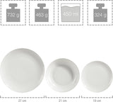 Set de veselă SÄNGER New Port, 36 de piese, pentru 6 persoane | COLECȚIA PREMIUM