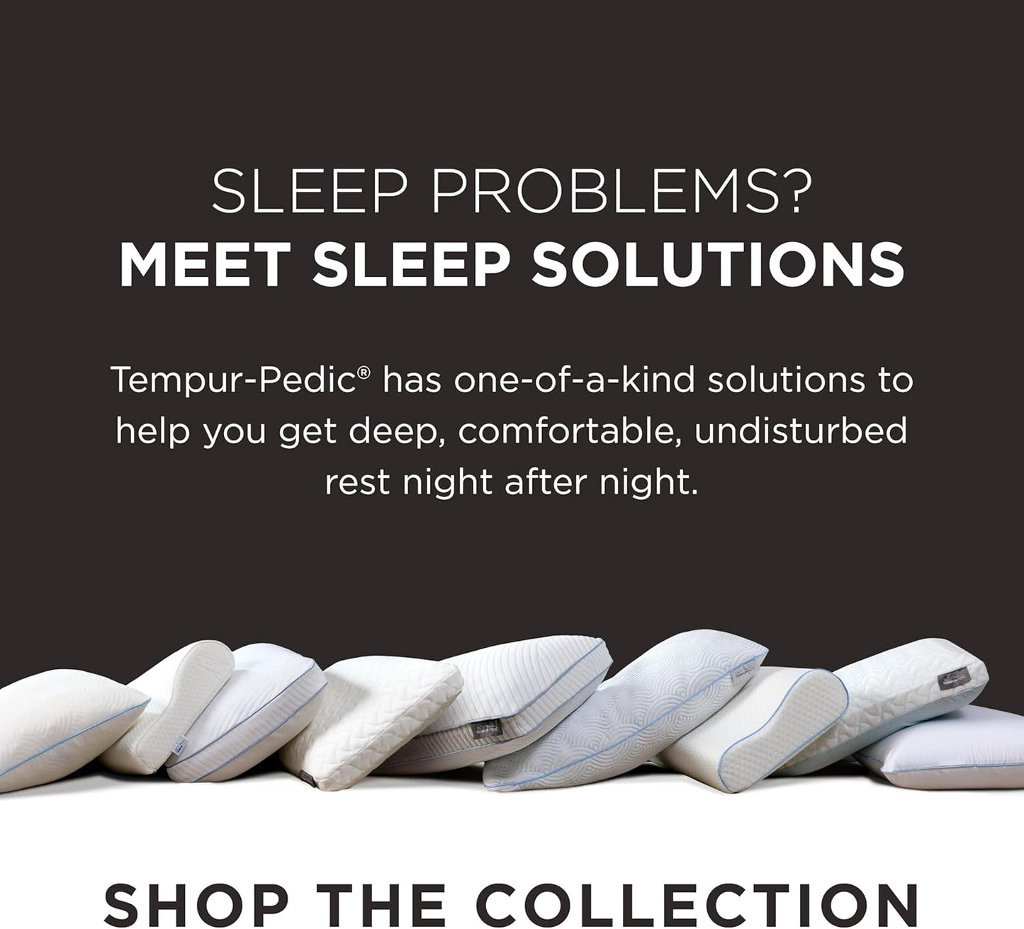 TEMPUR-PEDIC Pernă Symphony Fabricată din spumă cu memorie, Luxuriantă, Moale, Standard, Albă Perne standard Naty Shop