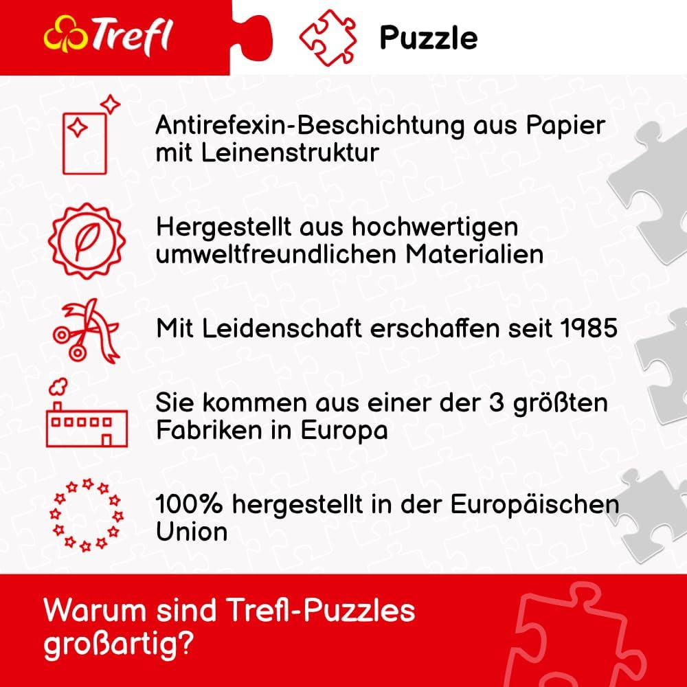 Trefl - Puzzle 2In1: Relaxare de vară - 2 X 500 piese - Set de două puzzle-uri, DIY, Divertisment creativ, Pentru adulți și copii de 10 ani și peste Puzzle Naty Shop