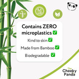 Șervețele umede din bambus Cheeky Panda pentru bebeluși | 720 de șervețele ecologice | Delicate și moi | Produse esențiale pentru nou-născuți