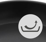 WMF Devil Pfannenset 2-Teilig, Bratpfanne 28 Cm + 24 Cm, Pfanne Induktion, Cromargan Edelstahl Beschichtet, Kunststoffgriff Naty Shop