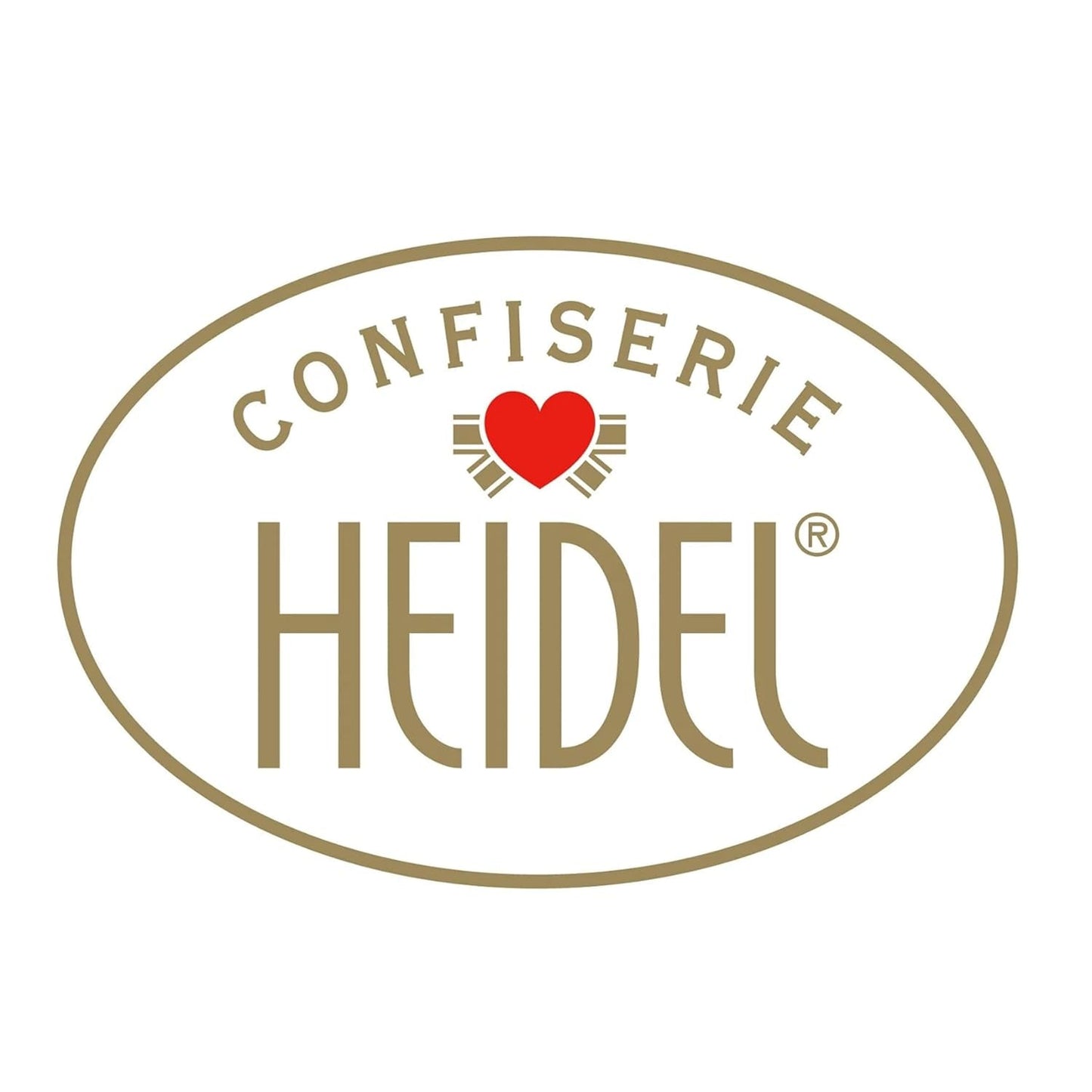 Cutie cadou Heidel cu felicitări de Paște 183g, praline premium din ciocolată cu lapte cu cutie metalică decorativă, ideală ca și cadou de Paște