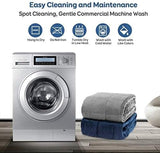 Pătură cu greutate Cottonblue, 6,8 kg, dimensiunea reginei, flanel, Shaggy, Sherpa, pătură cu greutate pentru adulți, pături cu greutate confortabile pentru a calma și relaxa, plapume grele, 152.4 X 203.2 Plapumi si pilote Naty Shop