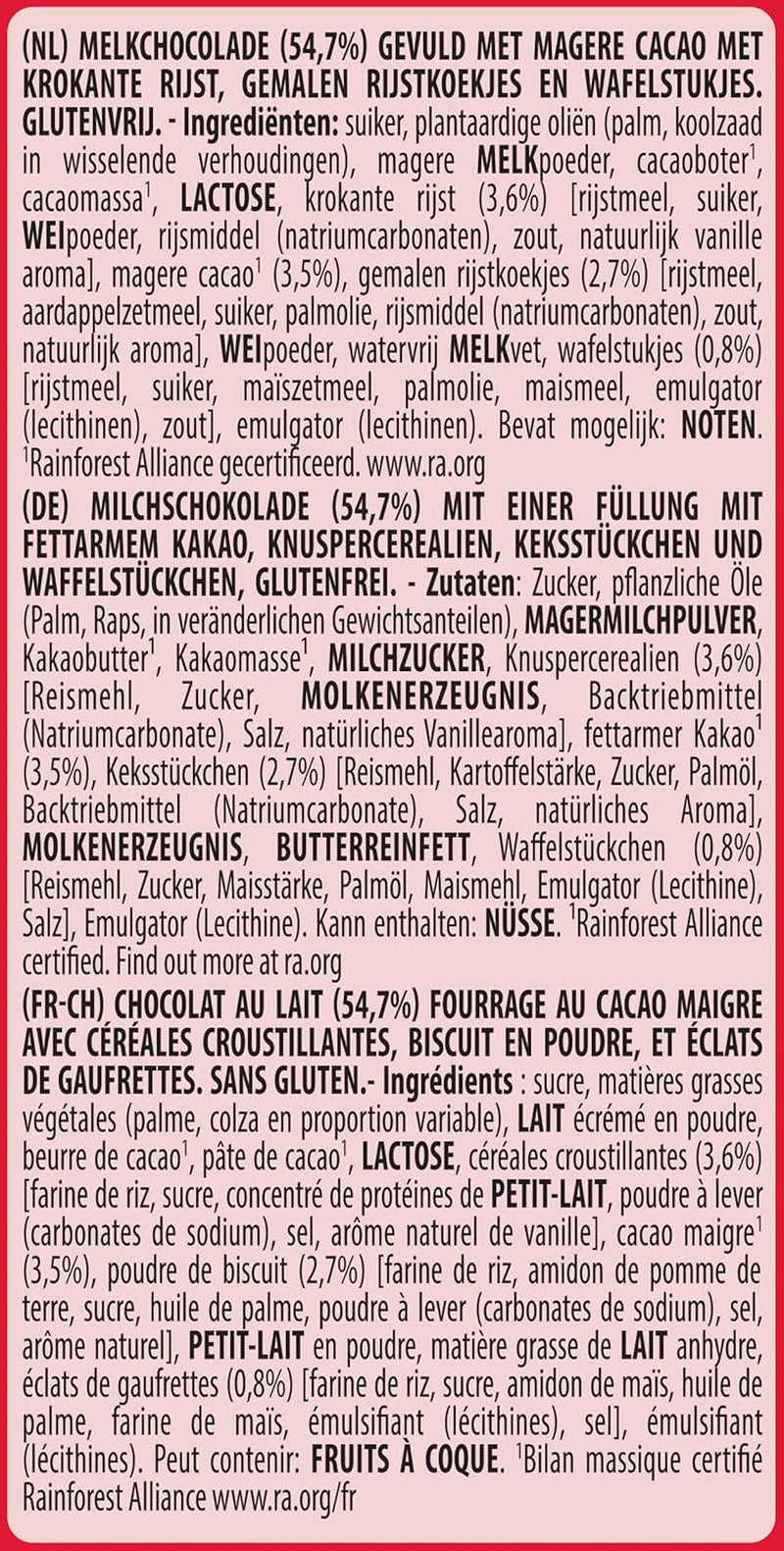 NESTLÉ Prietenii de Paște, mini figurine de Paște din ciocolată cu lapte cu bucățele crocante, 1 pachet (1 x 65g)