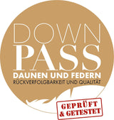 Irisette Nora plapumă de puf Plapumă ușoară de vară cu capac din bumbac 100%, umplutură din puf 100% clasa I, 135 X 200 cm, certificat Oeko-Tex, produs în conformitate cu standardul de calitate german Plapumi si pilote Naty Shop