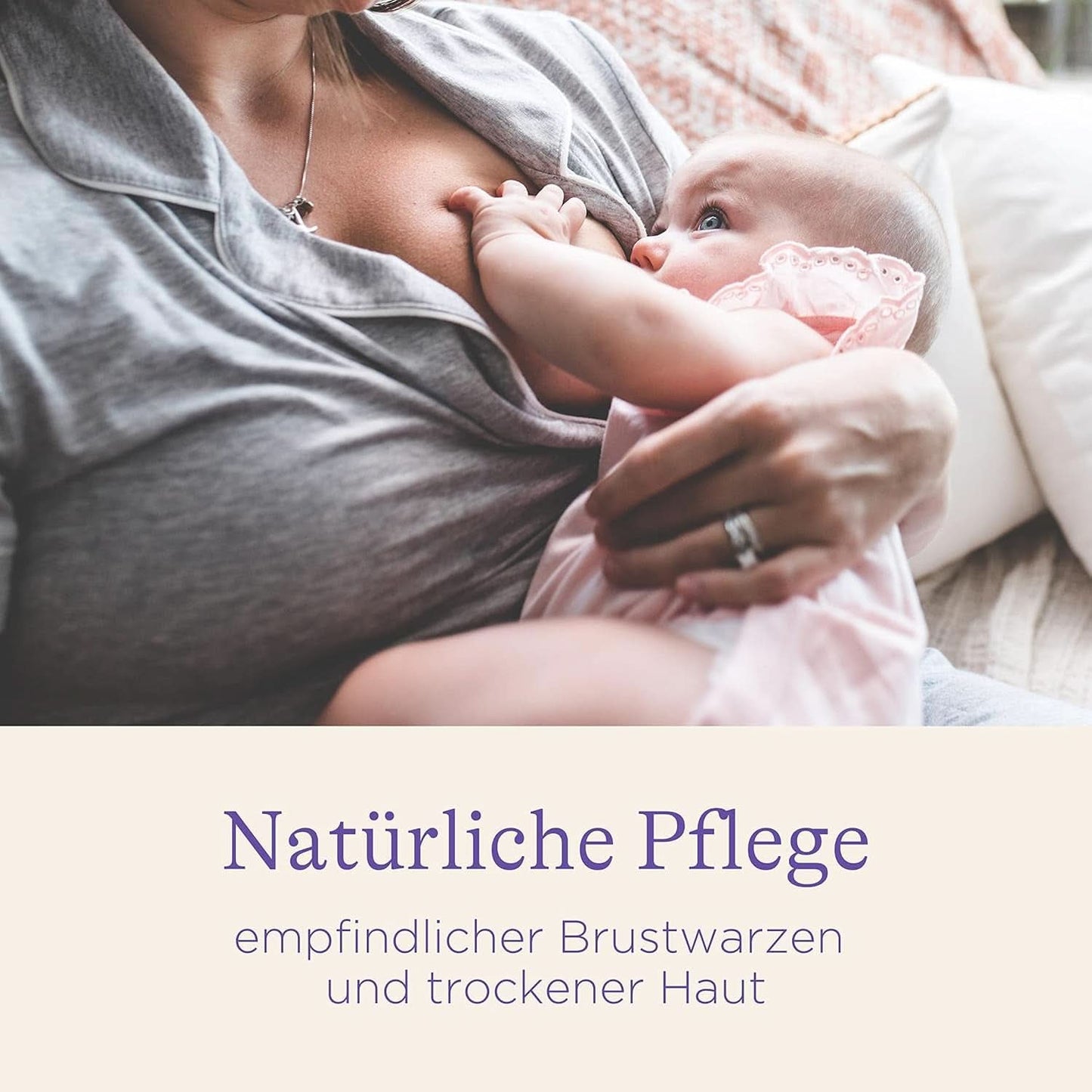 Lansinoh BIO Brustwarzensalbe, 60 Ml - Natürliche Pflege Empfindlicher Brustwarzen Und Trockener Haut - Klimaneutral Accesorii Hrana si Alaptare Bebe Naty Shop