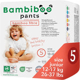 Scutece de unică folosință Bambiboo, prietenoase cu pielea, cu fibre fine de bambus - Chiloți pentru scutece pentru bebeluși - Huse de scutece de unică folosință - Protecție pentru pielea sensibilă - Foarte absorbante - Mărimea 4 (Maxi), 16 bucăți