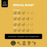 KING'S COFFEE - PRĂJIRE SPECIALĂ - 1 kg Boabe Espresso Premium Barista - Cafea cu Aciditate Scăzută - Prăjire în Loturi Mici din Italia - Cel mai fin amestec Arabica-Robusta pentru aparate complet automate și portafiltru