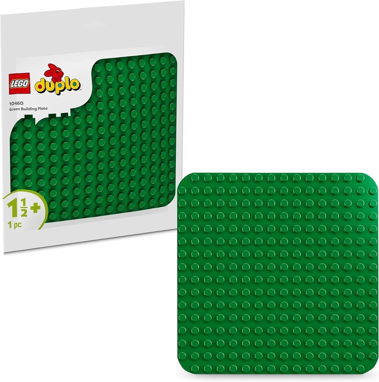 Placă de construcție LEGO DUPLO în verde, Jucărie de construcție pentru copii mici de la 18 luni, Pentru afișarea modelelor, Permite preșcolarilor să construiască creativ și să se joace imaginativ, Jucărie educațională 10460 Seturi de constructie Besuche den LEGO-Store Titlu implicit