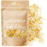 ScrapCooking - Gălbenele uscate 3,5 g - Flori comestibile - Decorațiuni alimentare pentru copt - Pentru deserturi, prăjituri, tarte, brioșe - Crăciun, primăvară, ziua de naștere - Galben auriu - 7471