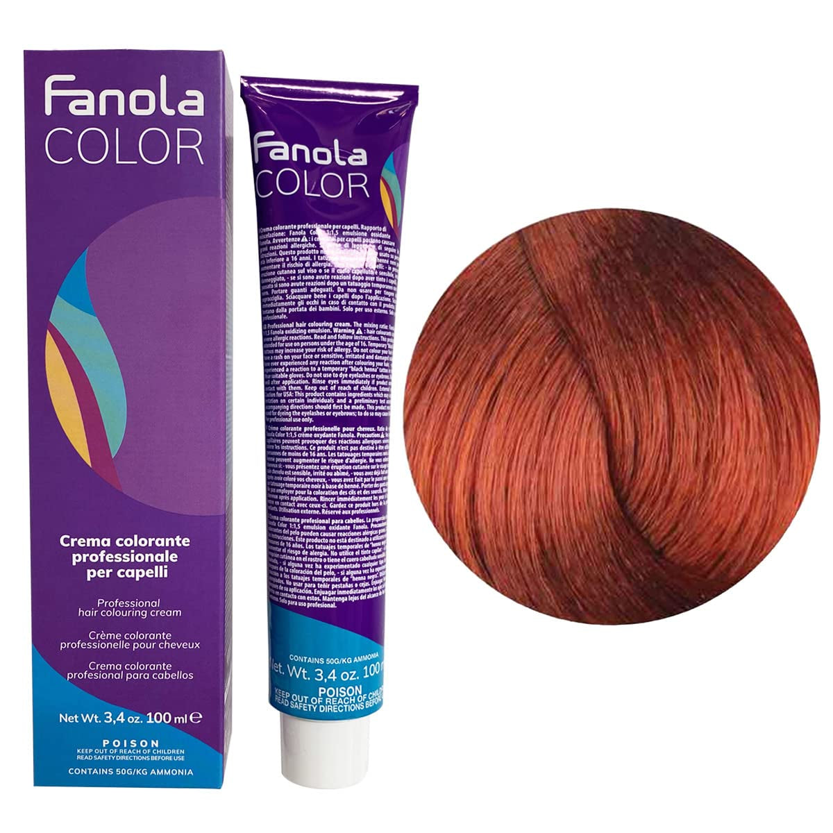 Culoarea părului nr. 8.4,100ml Vopsea pentru par Naty Shop Titlu implicit