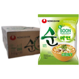 Nong Shim - Instant Cup Nudeln Suppe Soon Veggie - Multipack (12 X 67 GR)