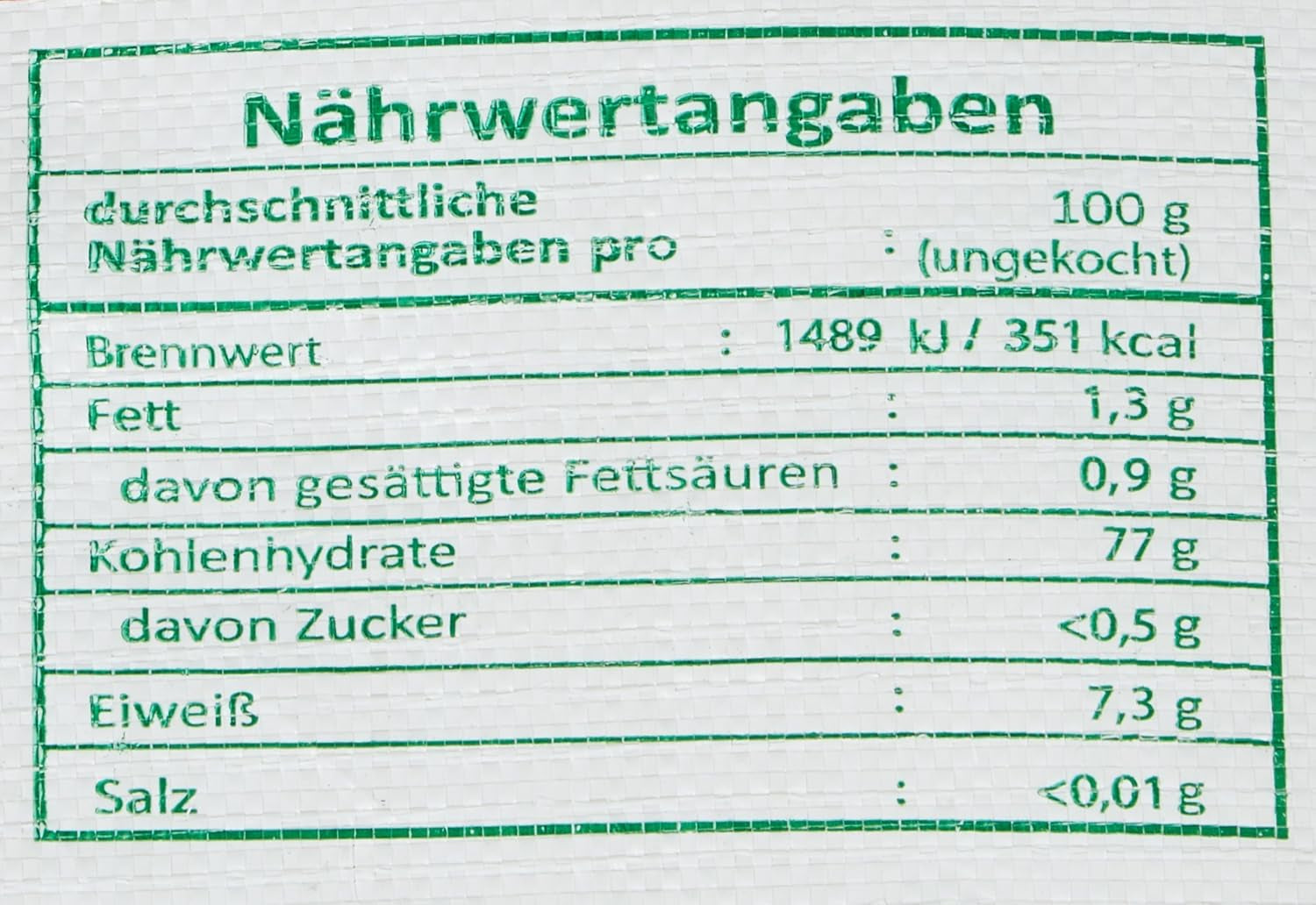 Orez parfumat, bob lung 100%, 1 pachet (1 x 22,7 kg)
