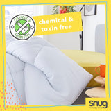 Plapumă Snug Just Right, 10.5 tog, fibră goală, alb, pat dublu Plapumi si pilote Naty Shop