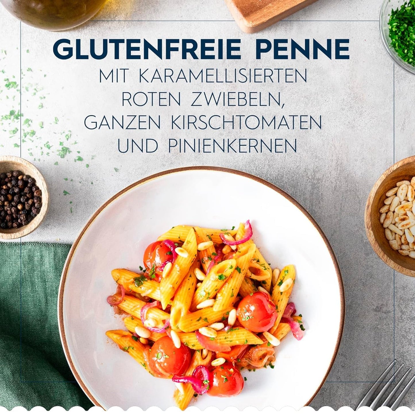 Paste Barilla Penne Rigate fără gluten, făcute din porumb și orez delicios – perfecte pentru persoanele cu boală celiacă sau intoleranță la gluten (14 x 400 g)