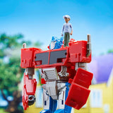 Transformers Earthspark Spin Changer Optimus Prime figurină (20 cm) cu Robby Malto figurină (5 cm), de la 6 Action figures Naty Shop