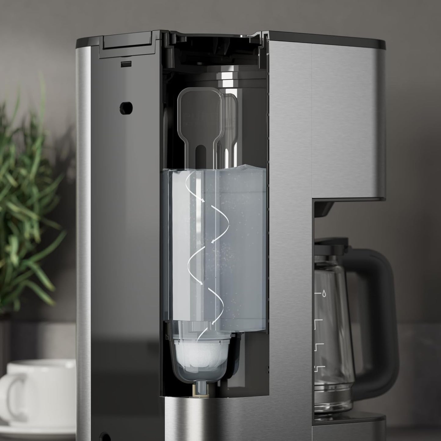Espressor AEG Deli 5, 1,5 l, temporizator programabil, funcție de menținere la cald, oprire de siguranță, indicator nivel apă, dozaj optim, funcție anti-picurare, oțel inoxidabil, CM5-1-6ST