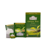 Ahmad Tea - Ceai verde - Pliculețe de ceai ambalate individual, cu aromă sigilată, cu 2 g de ceai per porție - 20 pliculețe de ceai cu bandă (pachet cu 2)
