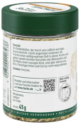 Fuchs - Fenicul întreg - aromă dulce și picantă pentru salate de fructe - 45 g Condimente Naty Shop