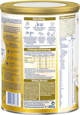 BEBA SUPREME 2 Lapte de continuare după 6 luni, doar lactoză, fără ulei de palmier, pachet de 6 (6 x 800 g) Naty Shop