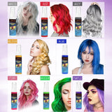 Hairspray Colour - 30ml Spray temporar de culoare pentru păr verde, vopsea de păr naturală Spray temporar de culoare pentru păr, vopsea de păr lavabilă pentru păr pentru petrecere Cosplay Halloween (verde) Vopsea pentru par Naty Shop