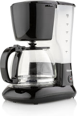 Cafetieră Tristar cu capacitate de 1,25 l – pentru 10-12 cești, potrivită și pentru camping, CM-1245, neagră