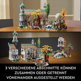 LEGO Icons The Lord Of The Rings: Rivendell - Set de colectare și afișare pentru adulți cu 15 minifigurine unice, inclusiv Gandalf, Legolas, Aragorn și Frodo, exclusiv pe Amazon - 10316 Seturi de constructie Besuche den LEGO-Store
