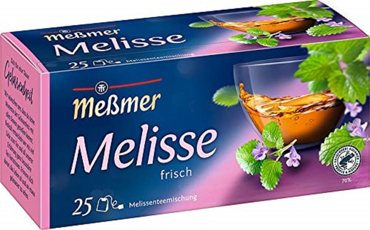 Meßmer Amestec de urzică | 25 | Pliculețe de ceai | Vegan | Fără gluten | Fără lactoză