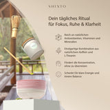Shinto - Ceai Matcha organic „Gold” - Pulbere de ceai verde de calitate ceremonială - Certificat JAS &amp; EU BIO - Umbrit &amp; Cules manual - Import direct din Uji, Japonia - 30 g