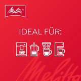 Melitta Auslese Filter-Kaffee 500g, Ganze Kaffee-Bohnen, Bohnen für Filterkaffeemaschinen, starke Röstung, geröstet in Deutschland
