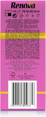 Șervețele de hârtie Renova, fucsia, 40 șervețele, mari, 2 straturi