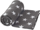 DREAMSCENE pătură confortabilă pătură pufoasă pătură fleece - living pătură cald iarna moale, canapea pătură, pătură canapea, pătură cuddly copii, living & pături cuddly 120X150Cm, canapea arunca pătură gri stele Paturi si Cuverturi Besuche den DREAMSCENE-Store
