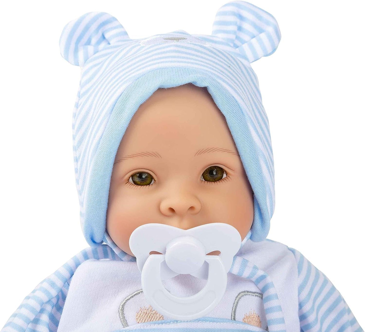 Păpușa Small Foot Lukas, inclusiv haine detașabile, suzetă și pătură moale, jucărie de rol, 11238