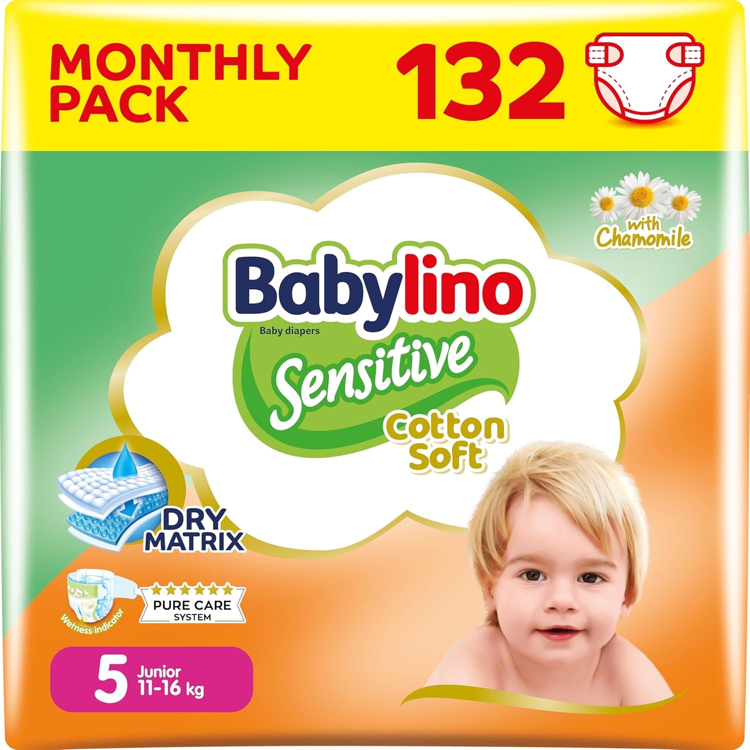 Scutece pentru bebeluși Sensitive mărimea 4, Maxi (8-13 kg), 20 bucăți