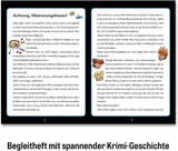 Die Drei ??? Kids - Crime puzzle - Atenție, monstru marin De la KOSMOS 680664, 150 piese, Strălucește în întuneric, Lectură, puzzle-uri, rezolvarea puzzle-urilor, puzzle detectiv pentru copii cu vârsta de peste 7 ani Puzzle Naty Shop