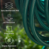 Furtun de grădină Faithfull 50 m (164 ft) ranforsat, diametru 12,7 mm (1/2 inch) – țeavă rezistentă din PVC, verde