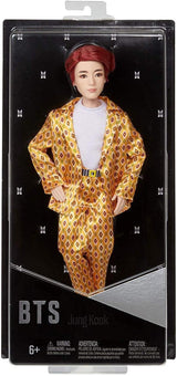 Mattel GKC87 BTS Idol Păpușa Jungkook, Jucărie de Colecție K-Pop Merch