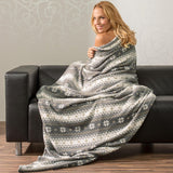 Celinatex pătură pufoasă 150 X 200 Cm Bordeaux pătură canapea canapea pătură moale stele Microfibre Fleece Oeko-Tex Moonlight Paturi si Cuverturi Besuche den CelinaTex-Store Gri și alb crem 150 X 200 Cm