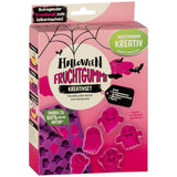 HEITMANN KREATIV - Set creativ de gumă de mestecat cu fructe de Halloween - Coloranți pudră pe bază de plante - Roz - Gume de mestecat cu fructe DIY în formă de fantomă și aromă de zmeură