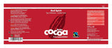 Red Spirit, Cacao fină aromată cu vin roșu, 250 grame Cacao si Ciocolata Calda Naty Shop