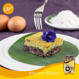 Q RICE | Orez lipicios negru cu bob lung din Thailanda | Aromatic cu o notă delicată de nucă | Ideal pentru curry, sushi și deserturi mochi | 1 x 1 kg