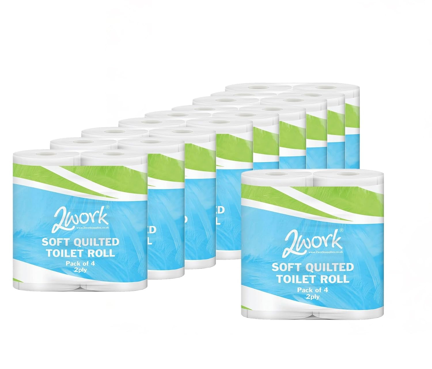 Star Dq4Pk rolă igienică de lux, matlasată, 2 straturi, albă (40 bucăți)