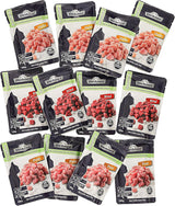 Dehner Premium Katzenfutter Sensitive Multipack, Nassfutter, für ernährungssensible Katzen, je 4 x Huhn / Rind / Pute, 12 x 100 g Beutel (1.2 kg)