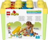 LEGO DUPLO Classic Brick Box Cars And Trucks, set de joacă cu vehicule pentru copii de la 1,5 ani, jucărie de învățare creativă, jucărie pentru mașini și set de mașini de curse 10439 Seturi de constructie Besuche den LEGO-Store
