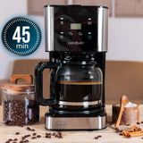 Espressor cu filtru Cecotec Coffee 66 Drop and Touch, putere 950 W, 1,5 L, 12 cești, ecran tactil, carafă din sticlă, cronometru 24 de ore, 6 comutatoare, filtru reutilizabil tip plasă