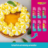Set de 6 paste de culoare Decocino – 6 x 20 g – Colorant alimentar în roșu, roz, verde, galben, albastru și negru, ideal pentru colorarea prăjiturilor, fondantului și cremelor – Fără azoici și fără gluten